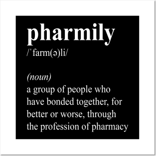 Funny Pharmily Definition Pharmacist Pharmacy Technician Posters and Art